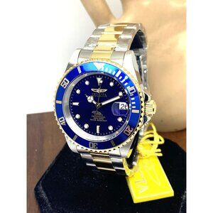 Invicta Men's Watch 8928OB Pro Diver Automatic Blue Dial Two Tone Steel 40mm